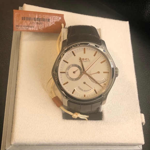 Ebel Classic Hexagon automatic watch power reserve - Picture 3 of 6